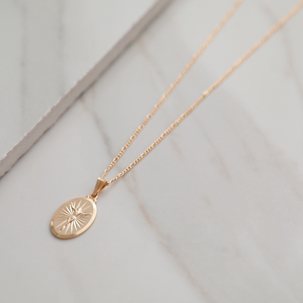 Crucifix Necklace | 18k Gold Filled - Picture 2 of 5